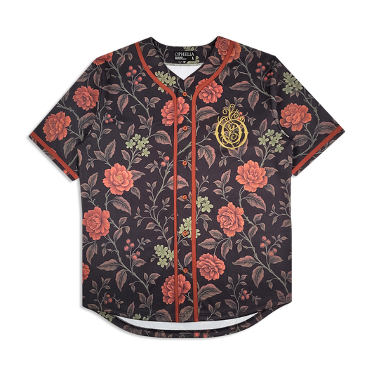 Ophelia - Botanical Baseball Jersey