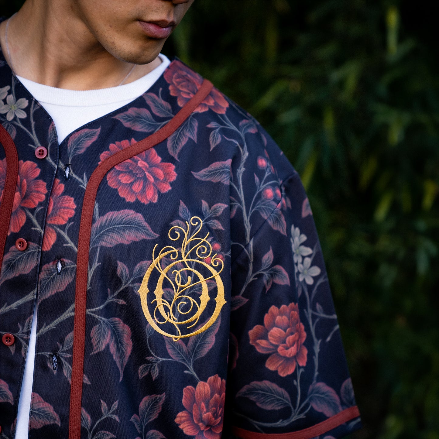 Ophelia - Botanical Baseball Jersey
